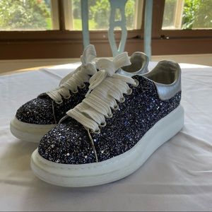 Alexander McQueen Platform Sneakers (Midnight Blue)